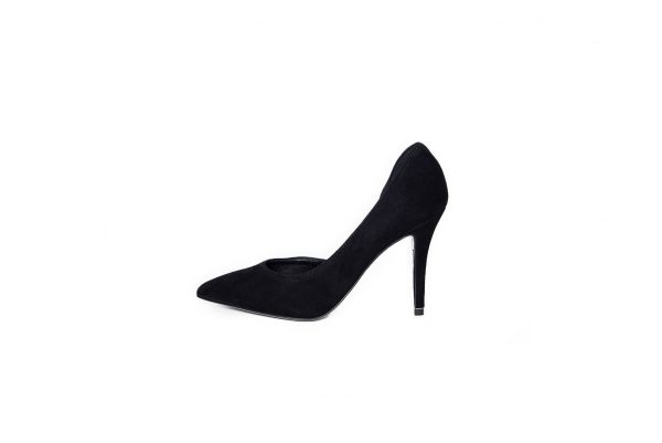Zwart, suède, 8cm hakhoogte - Afbeelding 3